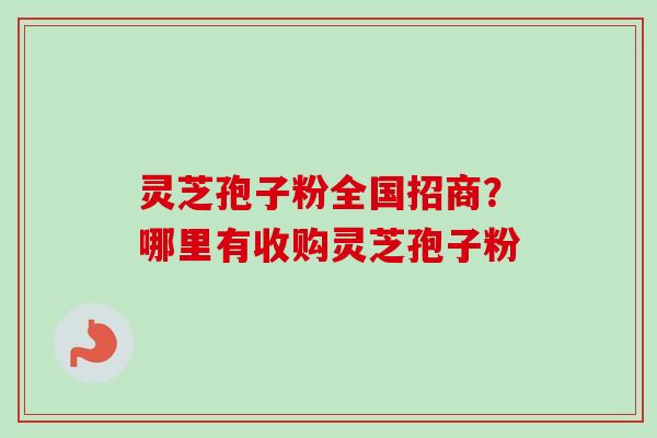 灵芝孢子粉全国招商?哪里有收购灵芝孢子粉 灵芝孢子粉全国招商?哪里有收购灵芝孢子粉