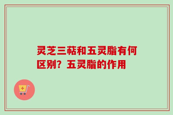 灵芝三萜和五灵脂有何区别?五灵脂的作用 灵芝三萜和五灵脂有何区别?五灵脂的作用