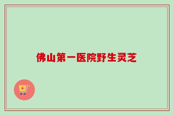 佛山第一医院野生灵芝 佛山第一医院野生灵芝