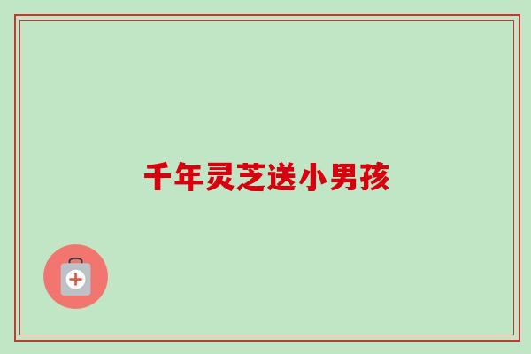 千年灵芝送小男孩 千年灵芝送小男孩