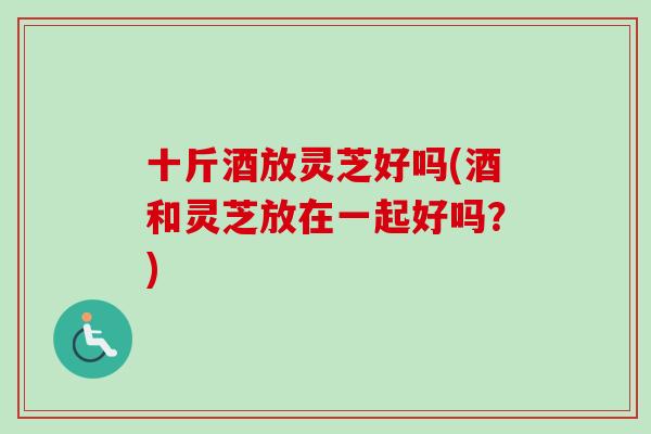 十斤酒放灵芝好吗(酒和灵芝放在一起好吗？)