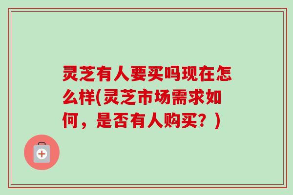 灵芝有人要买吗现在怎么样(灵芝市场需求如何，是否有人购买？)
