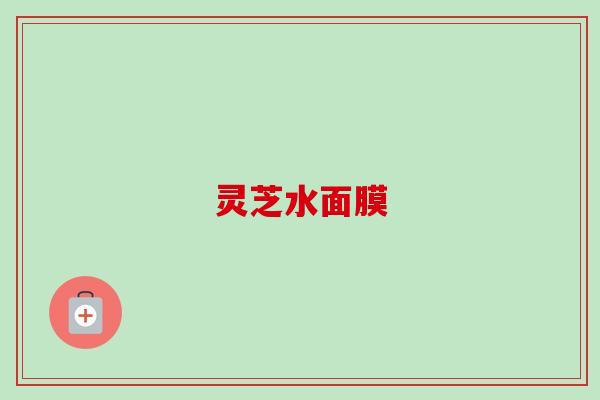 灵芝水面膜 灵芝水面膜