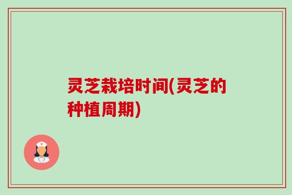 灵芝栽培时间(灵芝的种植周期) 灵芝栽培时间(灵芝的种植周期)