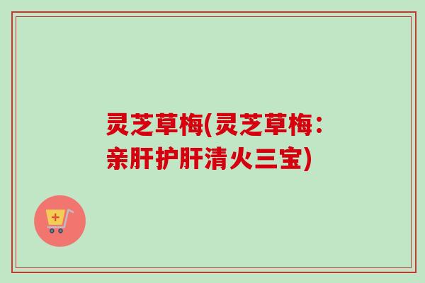 灵芝草梅(灵芝草梅:亲清火三宝) 灵芝草梅(灵芝草梅:亲清火三宝)