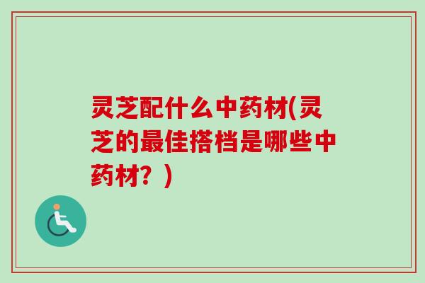 灵芝配什么材(灵芝的佳搭档是哪些材?) 灵芝配什么材(灵芝的佳搭档是哪些材?)