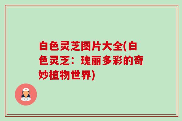 白色灵芝图片大全(白色灵芝：瑰丽多彩的奇妙植物世界)