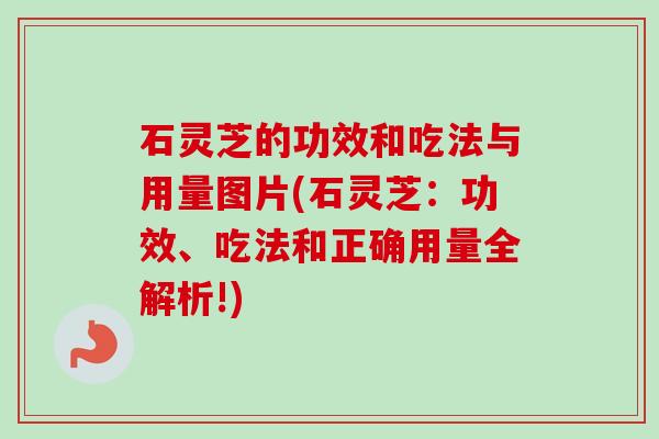 石灵芝的功效和吃法与用量图片(石灵芝：功效、吃法和正确用量全解析!)