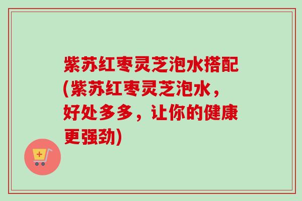 紫苏红枣灵芝泡水搭配(紫苏红枣灵芝泡水,好处多多,让你的健康更强劲) 紫苏红枣灵芝泡水搭配(紫苏红枣灵芝泡水,好处多多,让你的健康更强劲)