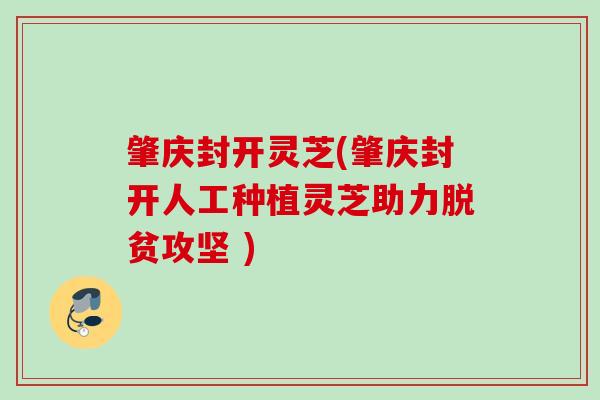 肇庆封开灵芝(肇庆封开人工种植灵芝助力脱贫攻坚 ) 肇庆封开灵芝(肇庆封开人工种植灵芝助力脱贫攻坚 )