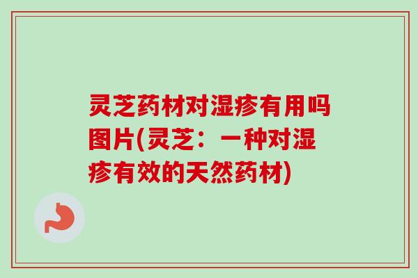 灵芝药材对有用吗图片(灵芝:一种对有效的天然药材) 灵芝药材对有用吗图片(灵芝:一种对有效的天然药材)