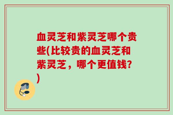 灵芝和紫灵芝哪个贵些(比较贵的灵芝和紫灵芝,哪个更值钱?) 灵芝和紫灵芝哪个贵些(比较贵的灵芝和紫灵芝,哪个更值钱?)