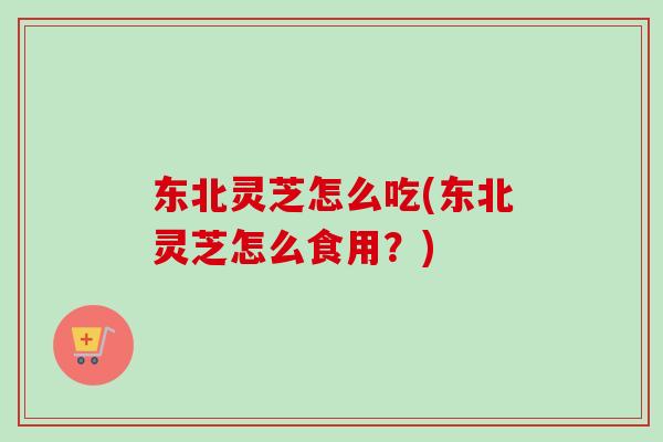 东北灵芝怎么吃(东北灵芝怎么食用?) 东北灵芝怎么吃(东北灵芝怎么食用?)