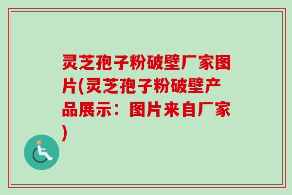 灵芝孢子粉破壁厂家图片(灵芝孢子粉破壁产品展示:图片来自厂家) 灵芝孢子粉破壁厂家图片(灵芝孢子粉破壁产品展示:图片来自厂家)