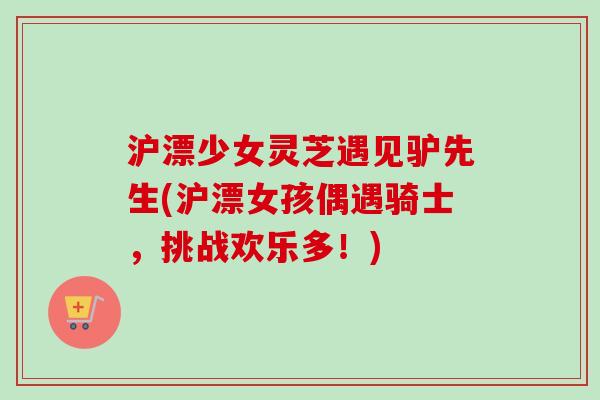 沪漂少女灵芝遇见驴先生(沪漂女孩偶遇骑士,挑战欢乐多!) 沪漂少女灵芝遇见驴先生(沪漂女孩偶遇骑士,挑战欢乐多!)