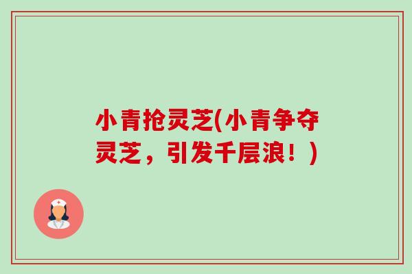 小青抢灵芝(小青争夺灵芝,引发千层浪!) 小青抢灵芝(小青争夺灵芝,引发千层浪!)
