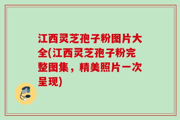江西灵芝孢子粉图片大全(江西灵芝孢子粉完整图集,精美照片一次呈现) 江西灵芝孢子粉图片大全(江西灵芝孢子粉完整图集,精美照片一次呈现)