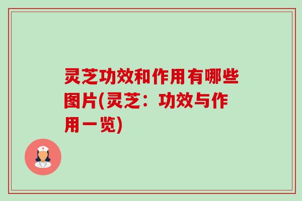 灵芝功效和作用有哪些图片(灵芝:功效与作用一览) 灵芝功效和作用有哪些图片(灵芝:功效与作用一览)