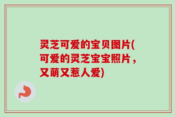 灵芝可爱的宝贝图片(可爱的灵芝宝宝照片,又萌又惹人爱) 灵芝可爱的宝贝图片(可爱的灵芝宝宝照片,又萌又惹人爱)