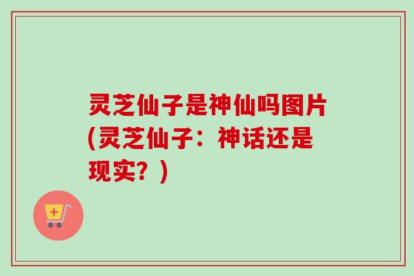 灵芝仙子是神仙吗图片(灵芝仙子:神话还是现实?) 灵芝仙子是神仙吗图片(灵芝仙子:神话还是现实?)