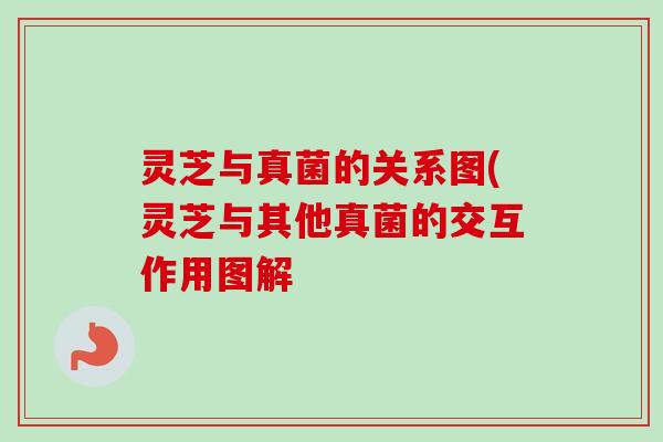 灵芝与真菌的关系图(灵芝与其他真菌的交互作用图解