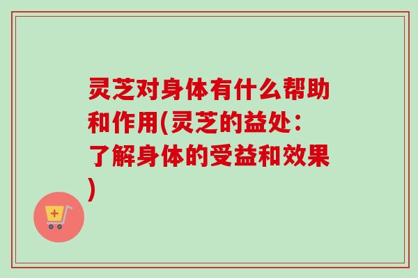 灵芝对身体有什么帮助和作用(灵芝的益处:了解身体的受益和效果) 灵芝对身体有什么帮助和作用(灵芝的益处:了解身体的受益和效果)