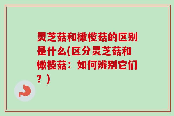 灵芝菇和橄榄菇的区别是什么(区分灵芝菇和橄榄菇：如何辨别它们？)