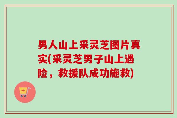 男人山上采灵芝图片真实(采灵芝男子山上遇险,救援队成功施救) 男人山上采灵芝图片真实(采灵芝男子山上遇险,救援队成功施救)