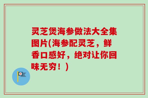 灵芝煲海参做法大全集图片(海参配灵芝，鲜香口感好，绝对让你回味无穷！)