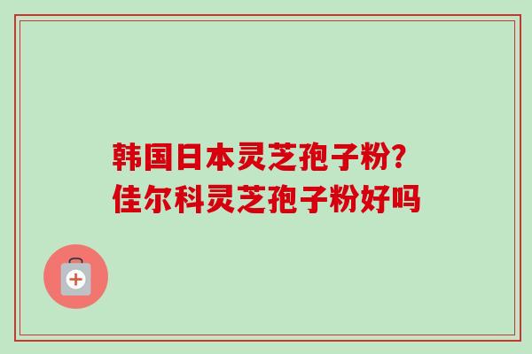 韩国日本灵芝孢子粉?佳尔科灵芝孢子粉好吗 韩国日本灵芝孢子粉?佳尔科灵芝孢子粉好吗