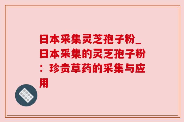 日本采集灵芝孢子粉_日本采集的灵芝孢子粉:珍贵草药的采集与应用 日本采集灵芝孢子粉_日本采集的灵芝孢子粉:珍贵草药的采集与应用