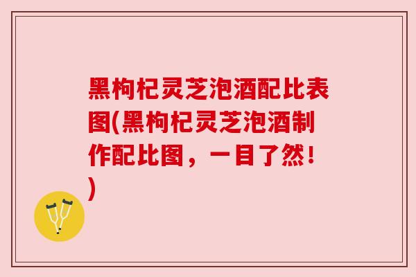黑枸杞灵芝泡酒配比表图(黑枸杞灵芝泡酒制作配比图,一目了然!) 黑枸杞灵芝泡酒配比表图(黑枸杞灵芝泡酒制作配比图,一目了然!)