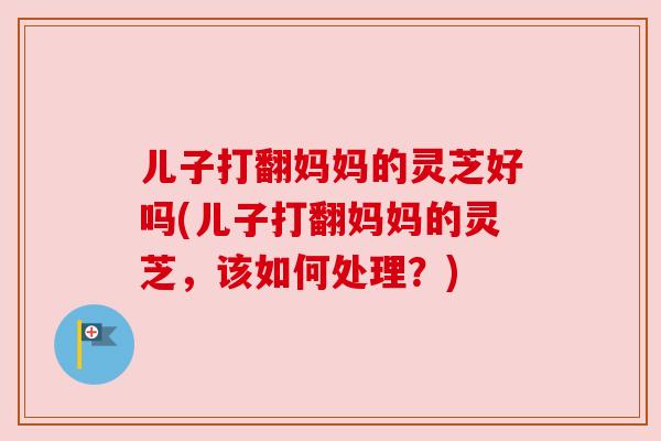 儿子打翻妈妈的灵芝好吗(儿子打翻妈妈的灵芝,该如何处理?) 儿子打翻妈妈的灵芝好吗(儿子打翻妈妈的灵芝,该如何处理?)