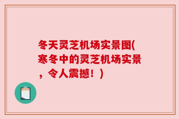 冬天灵芝机场实景图(寒冬中的灵芝机场实景,令人震撼!) 冬天灵芝机场实景图(寒冬中的灵芝机场实景,令人震撼!)