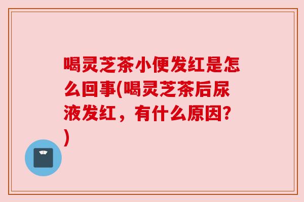 喝灵芝茶小便发红是怎么回事(喝灵芝茶后尿液发红,有什么原因?) 喝灵芝茶小便发红是怎么回事(喝灵芝茶后尿液发红,有什么原因?)