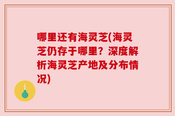 哪里还有海灵芝(海灵芝仍存于哪里?深度解析海灵芝产地及分布情况) 哪里还有海灵芝(海灵芝仍存于哪里?深度解析海灵芝产地及分布情况)