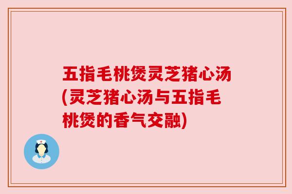 五指毛桃煲灵芝猪心汤(灵芝猪心汤与五指毛桃煲的香气交融) 五指毛桃煲灵芝猪心汤(灵芝猪心汤与五指毛桃煲的香气交融)