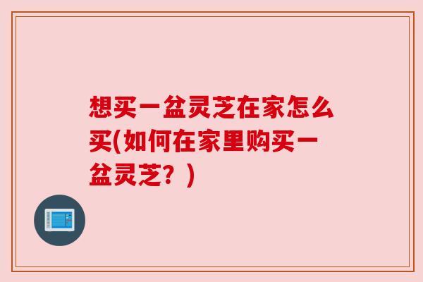 想买一盆灵芝在家怎么买(如何在家里购买一盆灵芝？)