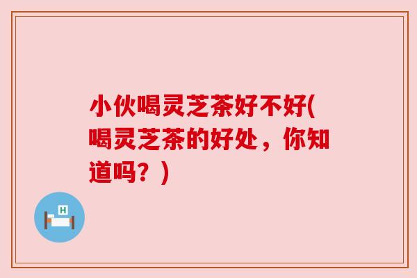 小伙喝灵芝茶好不好(喝灵芝茶的好处,你知道吗?) 小伙喝灵芝茶好不好(喝灵芝茶的好处,你知道吗?)
