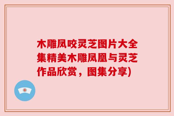 木雕凤咬灵芝图片大全集精美木雕凤凰与灵芝作品欣赏，图集分享)