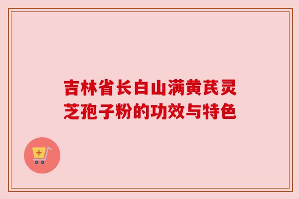 吉林省长白山满黄芪灵芝孢子粉的功效与特色 吉林省长白山满黄芪灵芝孢子粉的功效与特色
