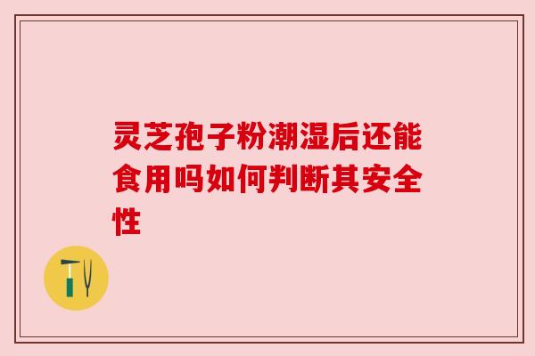 灵芝孢子粉潮湿后还能食用吗如何判断其安全性 灵芝孢子粉潮湿后还能食用吗如何判断其安全性