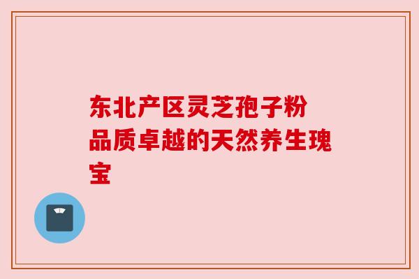 东北产区灵芝孢子粉 品质卓越的天然养生瑰宝 东北产区灵芝孢子粉 品质卓越的天然养生瑰宝