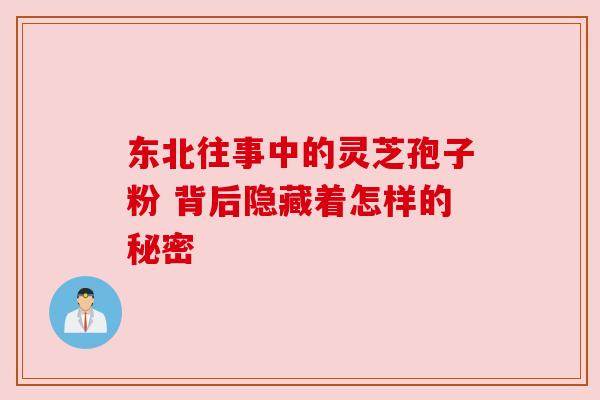 东北往事中的灵芝孢子粉 背后隐藏着怎样的秘密 东北往事中的灵芝孢子粉 背后隐藏着怎样的秘密